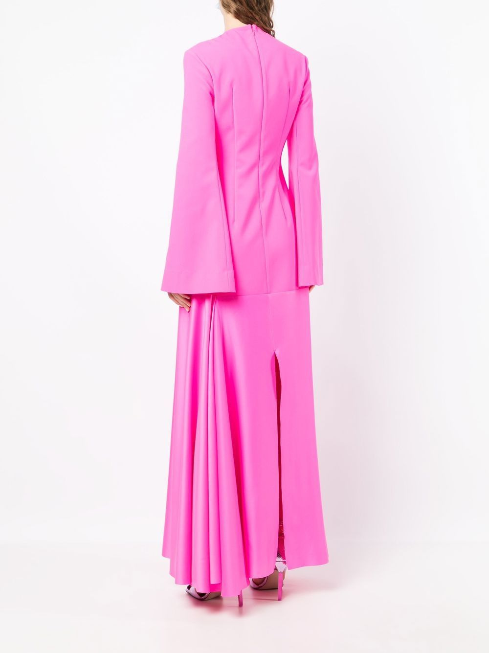 draped maxi dress - 4