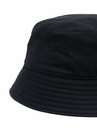 Neil Barrett lightning bolt logo-patch bucket hat outlook