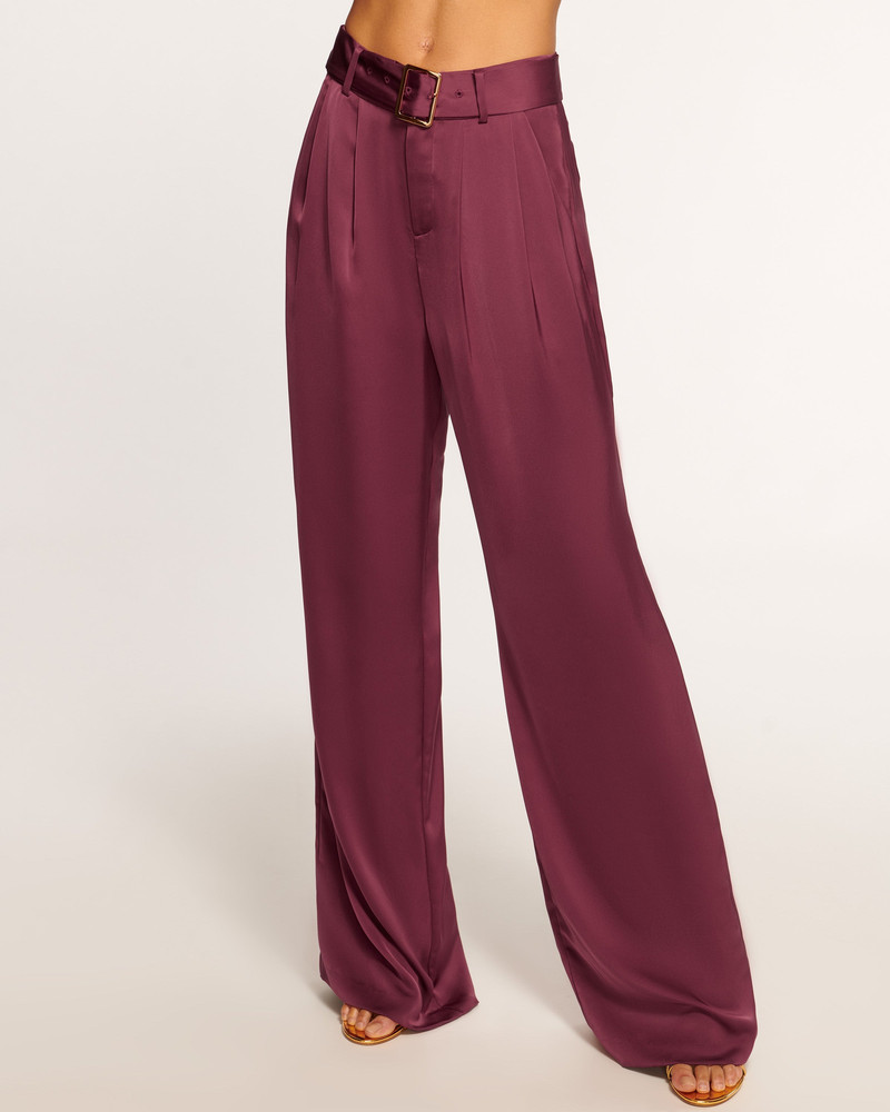 Amaya Wide Leg Belted Trouser 1