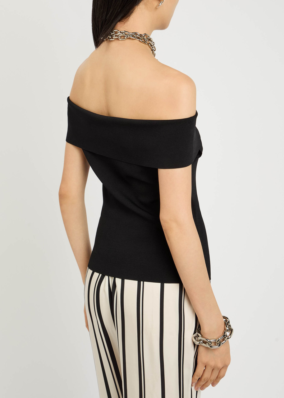 Anine Bing Francis Stretch-knit top - 3