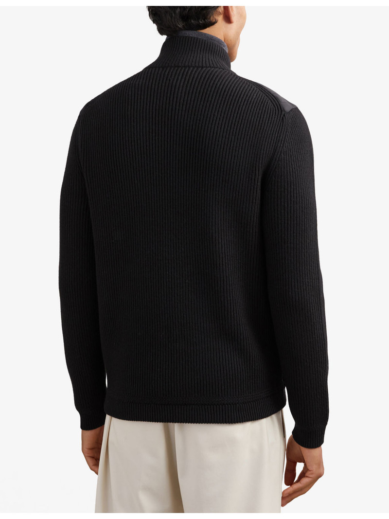 Townsend Funnel-Neck Ribbed-Neck Jacket 4