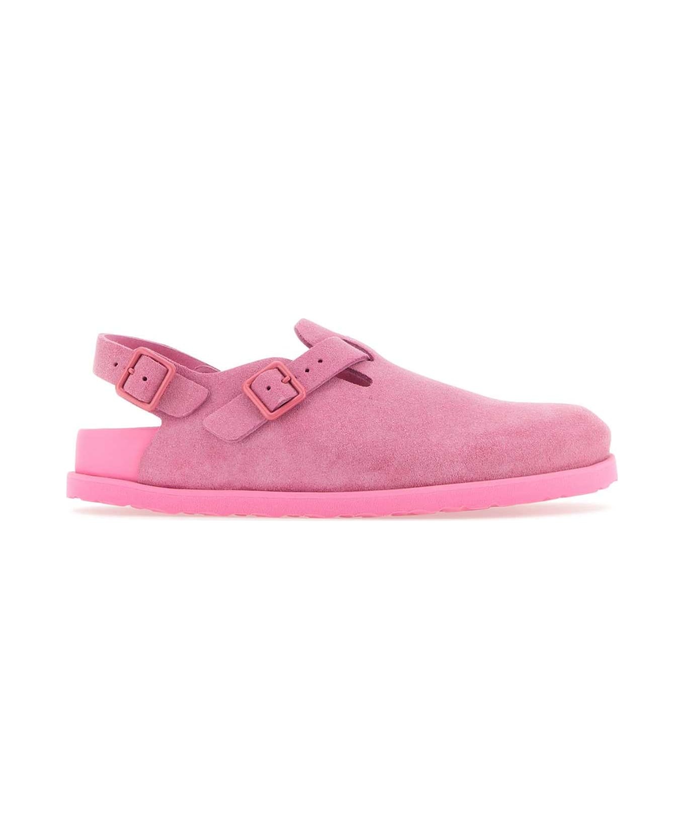 Pink Suede Tokyo Slippers - 1