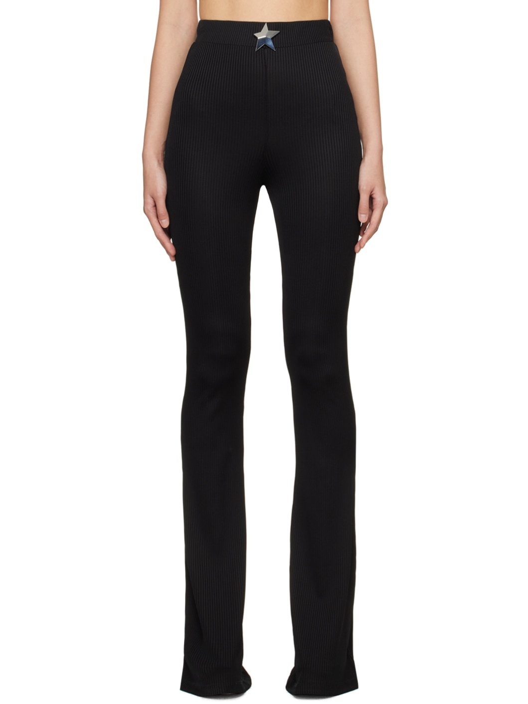 Black Star Stud Trousers - 1