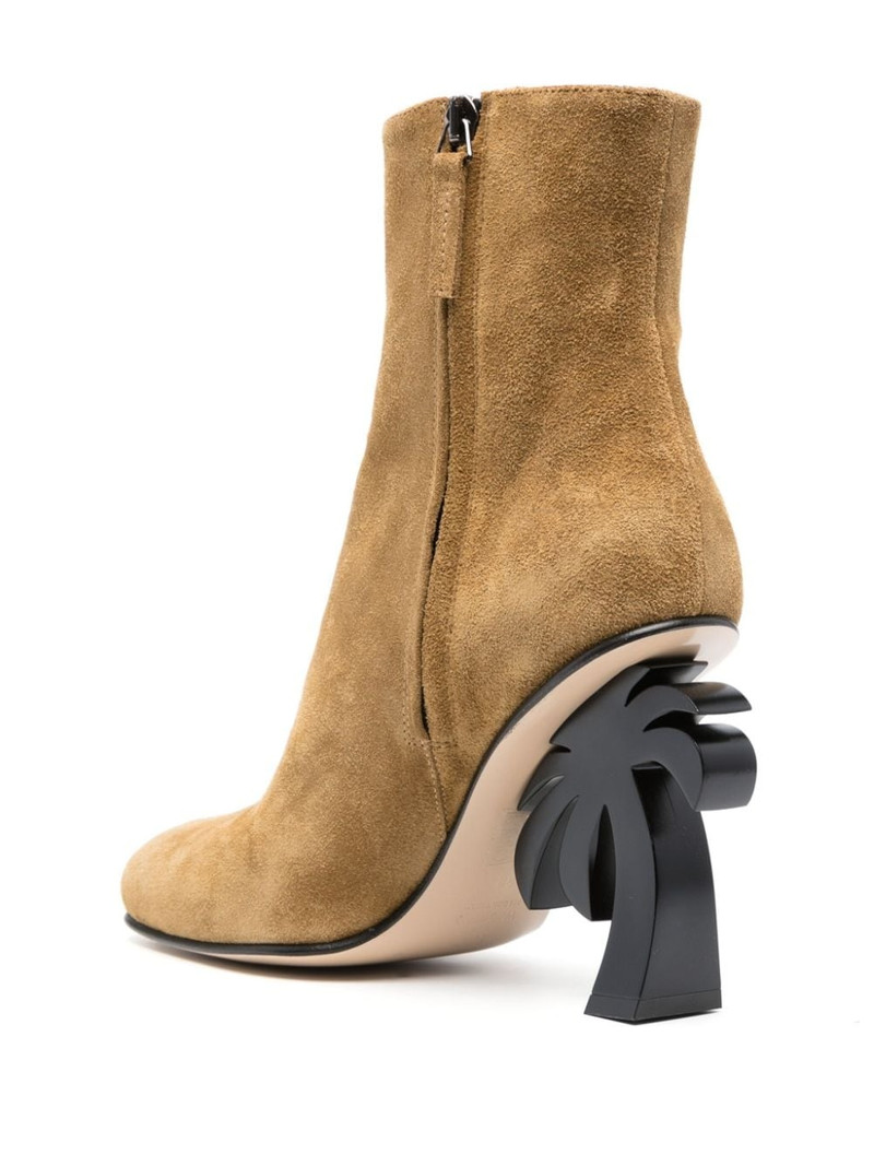 Palm-heel 105mm suede boots 3