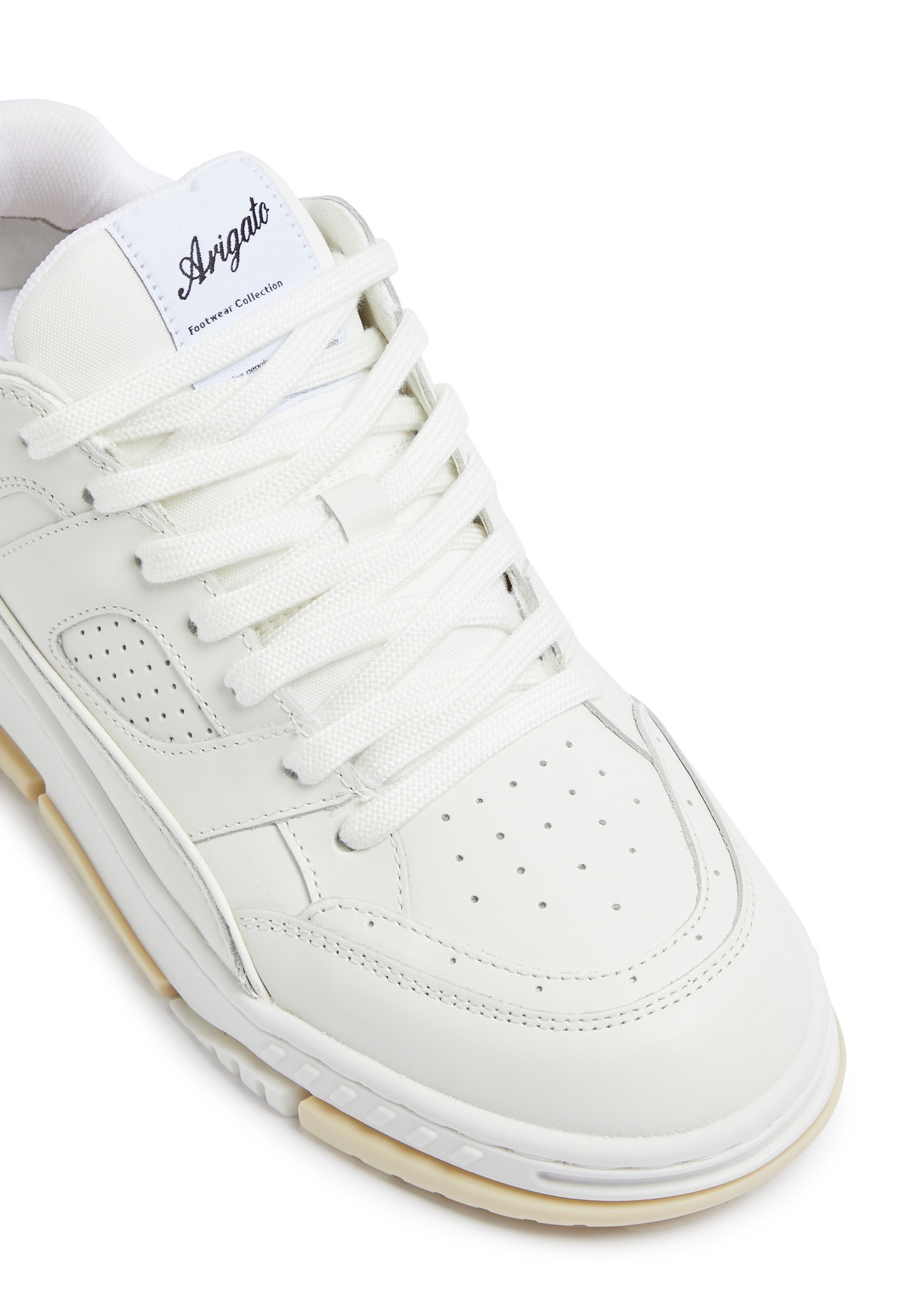 Area Lo panelled leather sneakers - 4