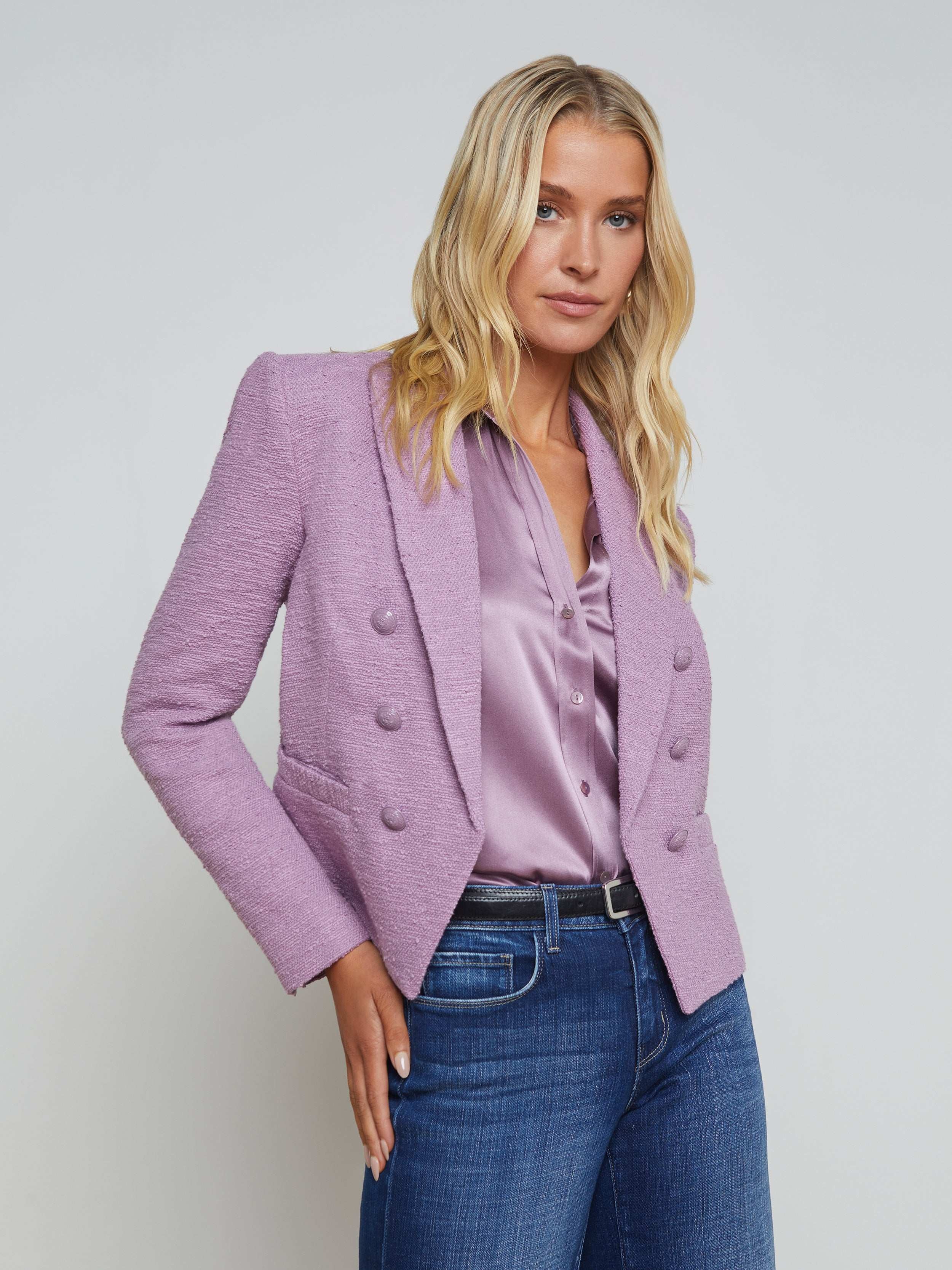 Brooke Open-Front Blazer - 2