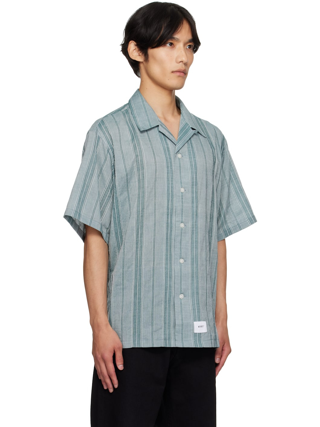 Green Striped Shirt - 2