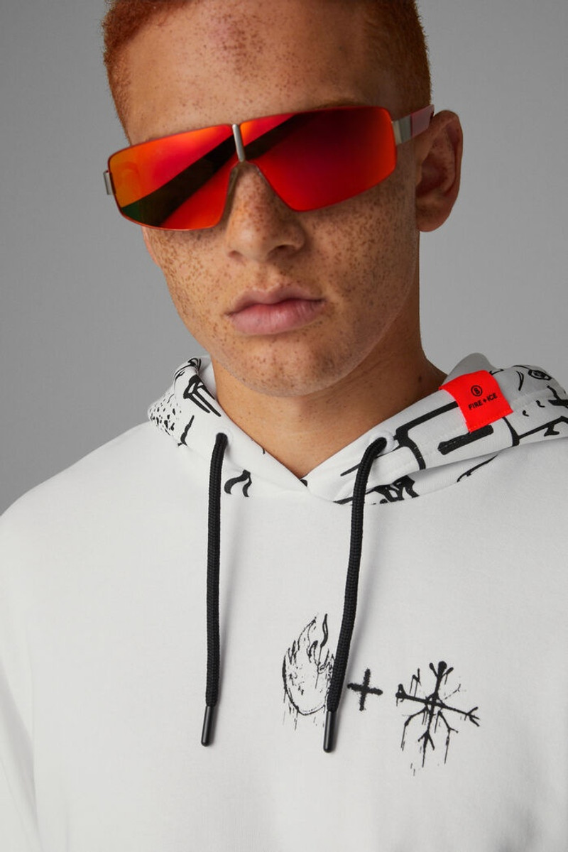 Covell Sweatshirt hoodie in White 4