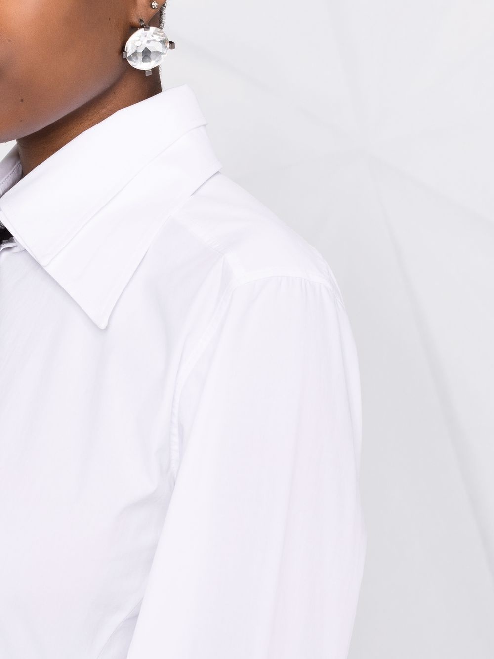 pointed-collar pussy-bow blouse - 3