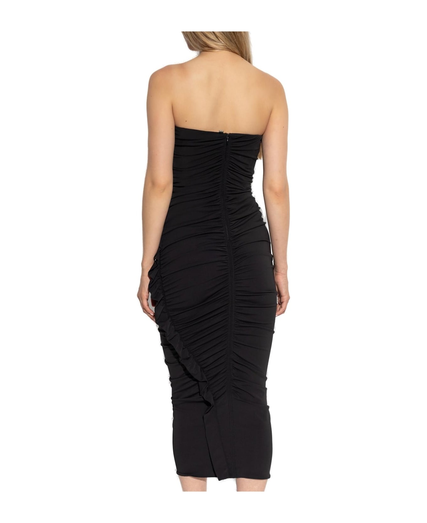 Ruched Midi Dresses - 3