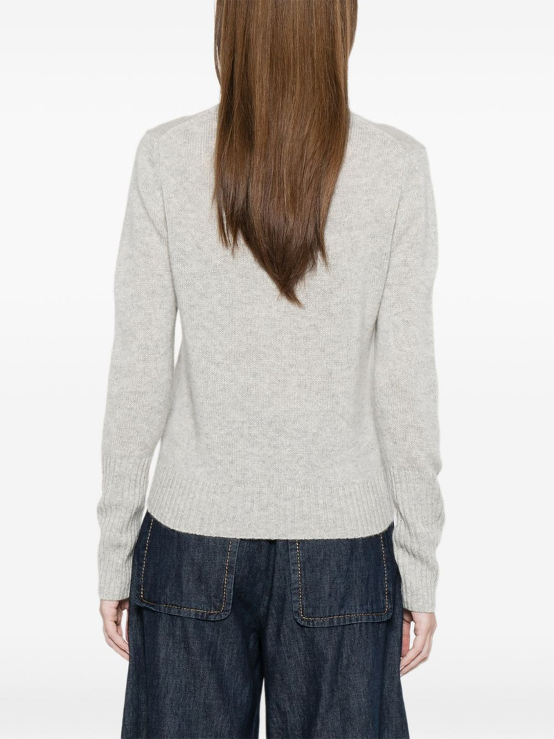 round-neck cashmere sweater 4