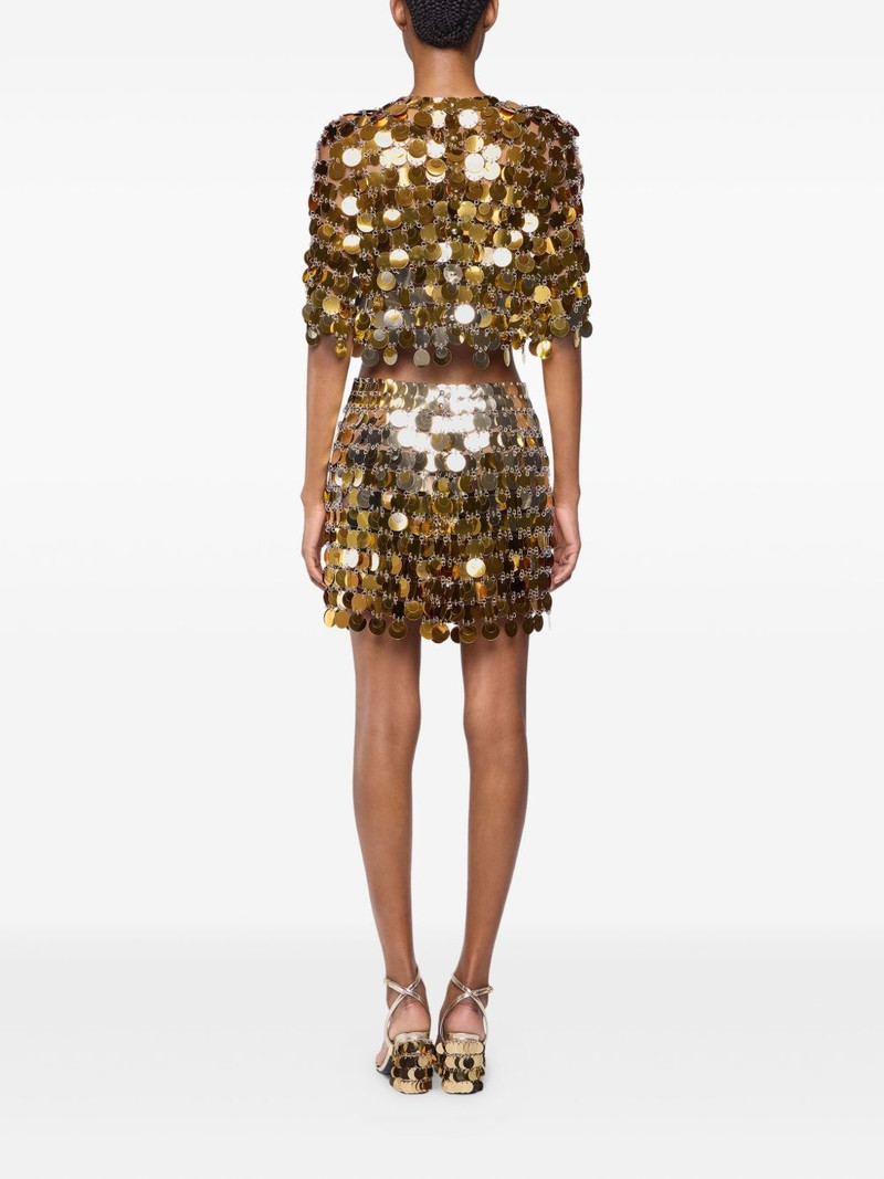 chainmail-embellished cropped top 3