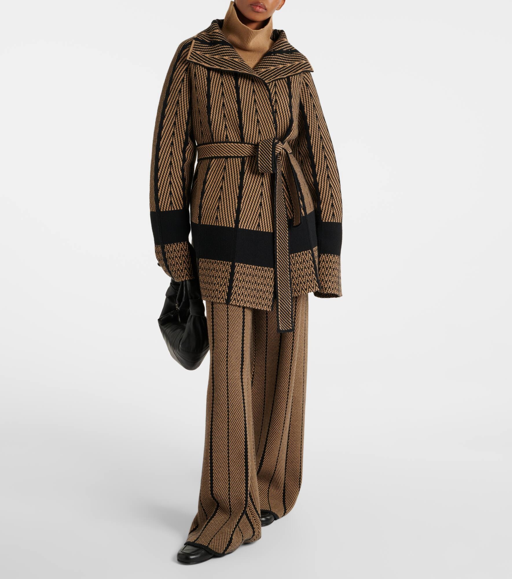 JOSEPH★ Chevron wool jacquard straight pants JOSEPH Chevron wool jacquard straight pants | mytheresa