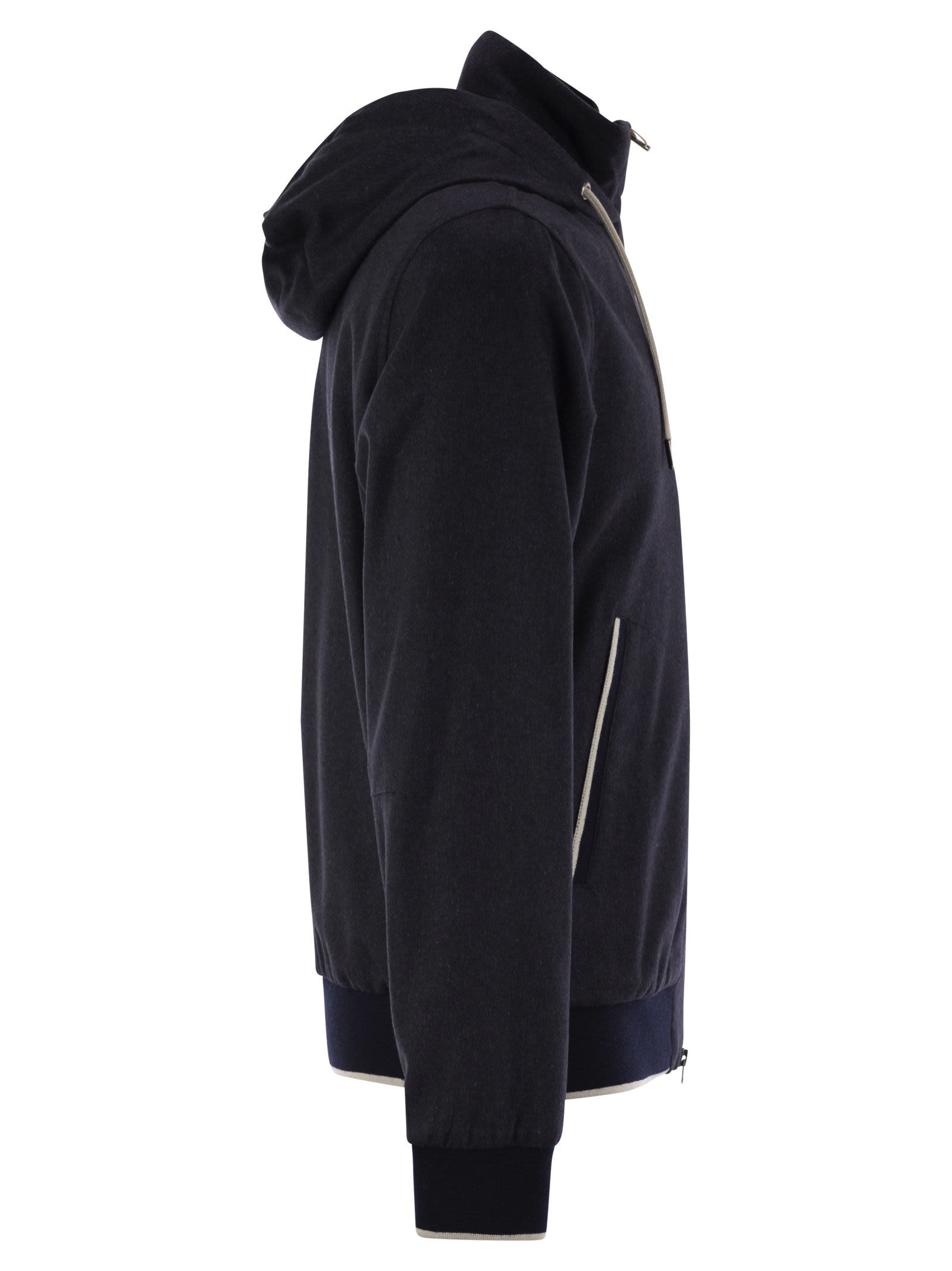 Herno Men Cashmere And Silk Resort Bomber Jacket - 3
