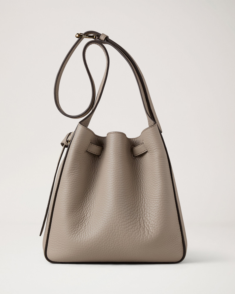 Small Lyra Bucket Cashmere Taupe Heavy Grain 1