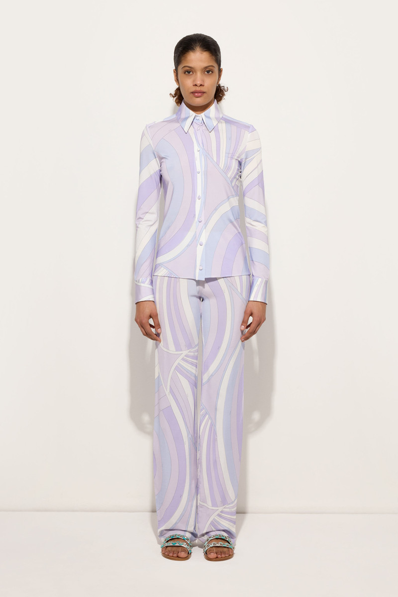 PUCCI IRIDE PRINT SATIN JERSEY SHIRT outlook