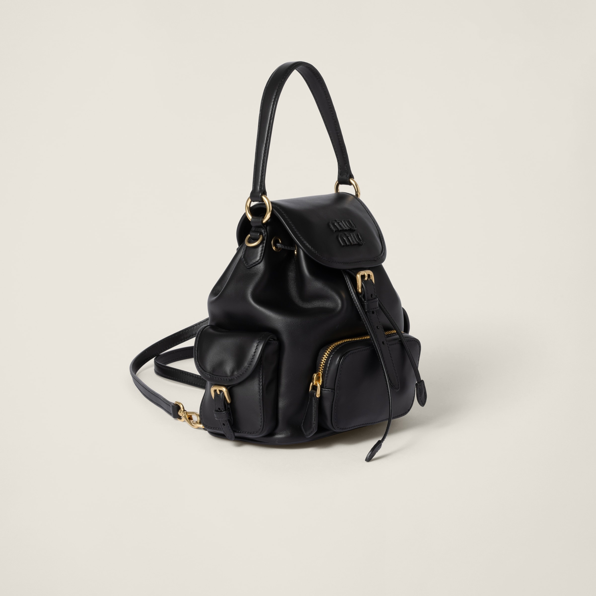Leather backpack - 3