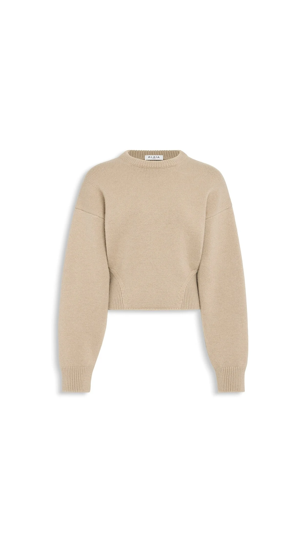 CASHMERE CREW NECK JUMPER - 1