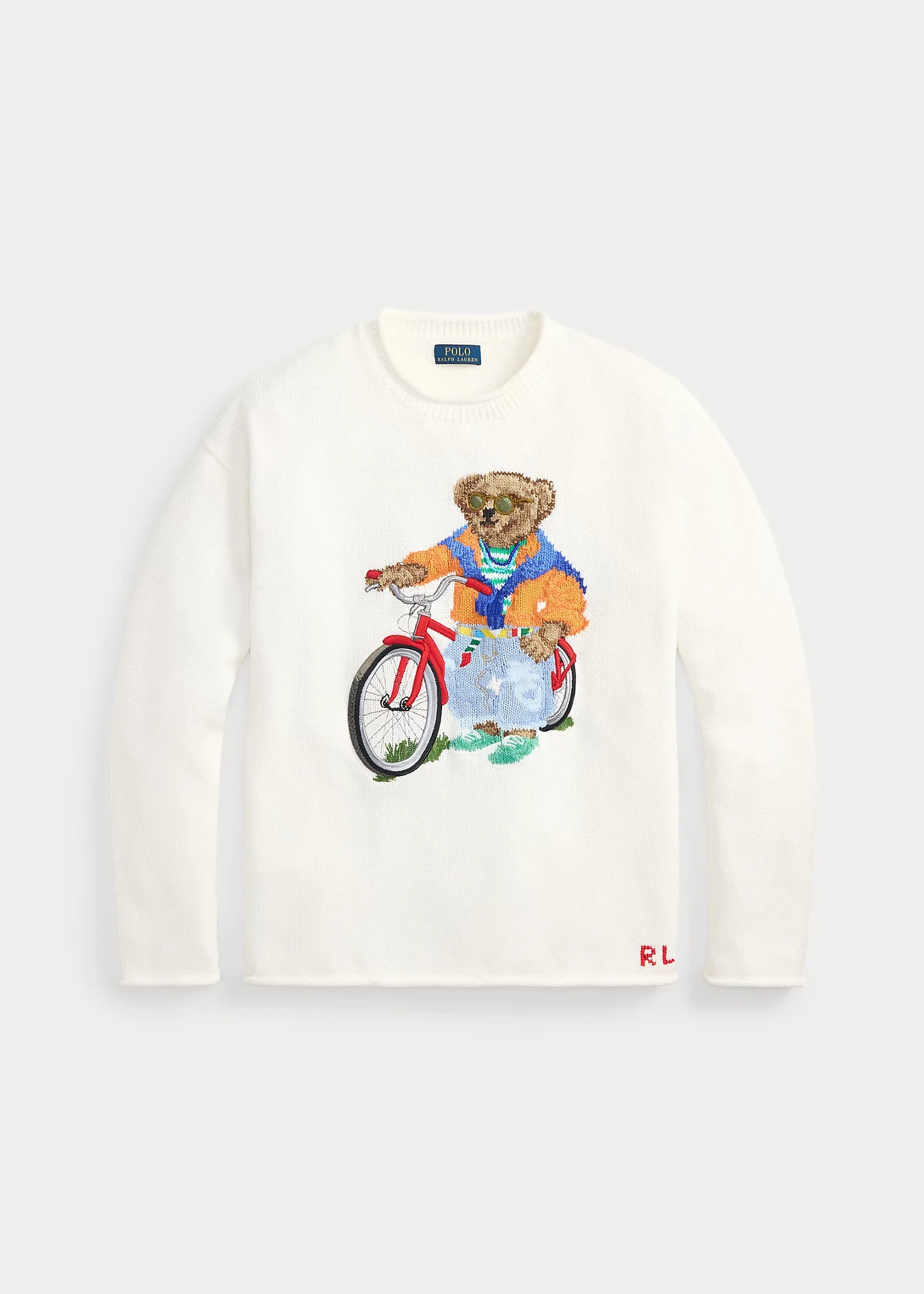 Polo Bear Cotton Rollneck Sweater - 1