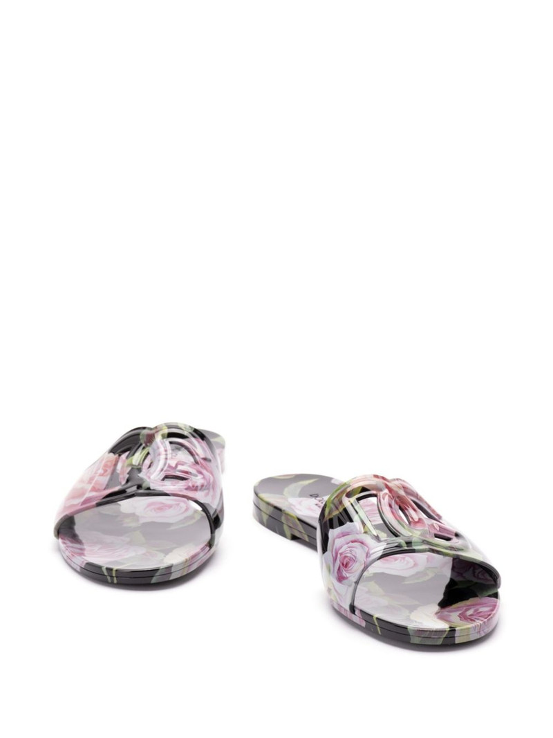 Dolce & Gabbana rose-print slides outlook