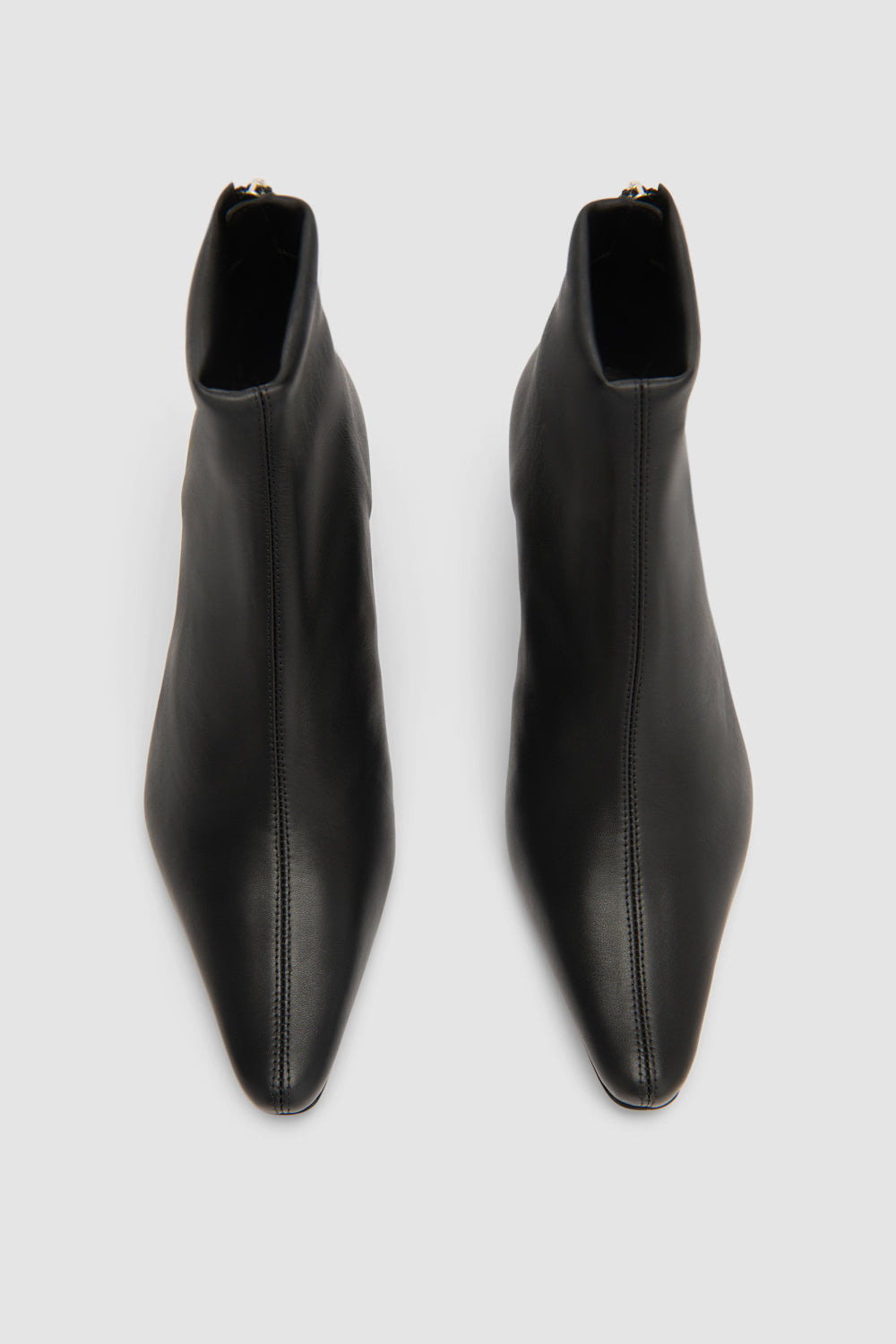 Kitten Stevie 22 Black Stretch Nappa Leather Ankle Boot - 3