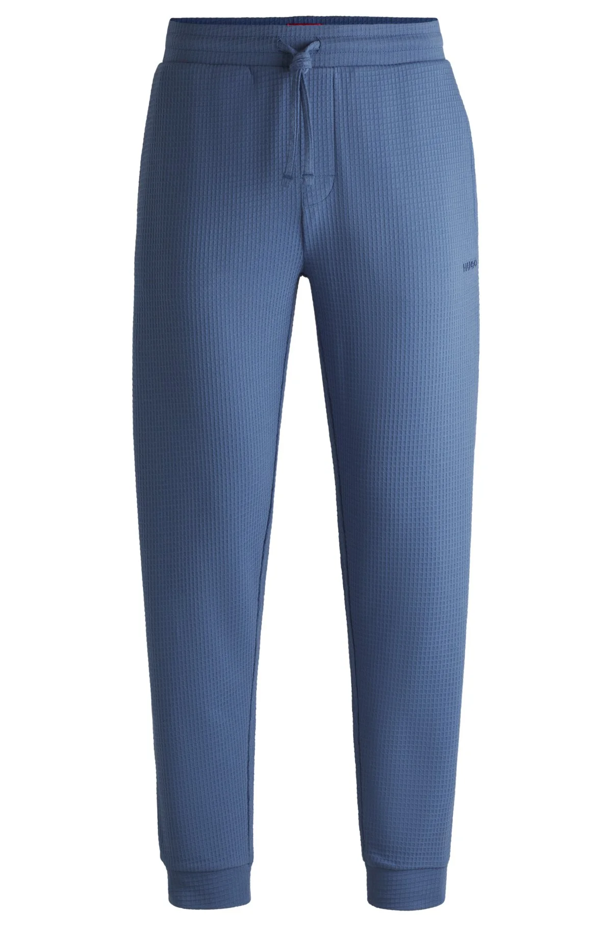 COTTON PAJAMA BOTTOMS WITH EMBROIDERED LOGO - 1