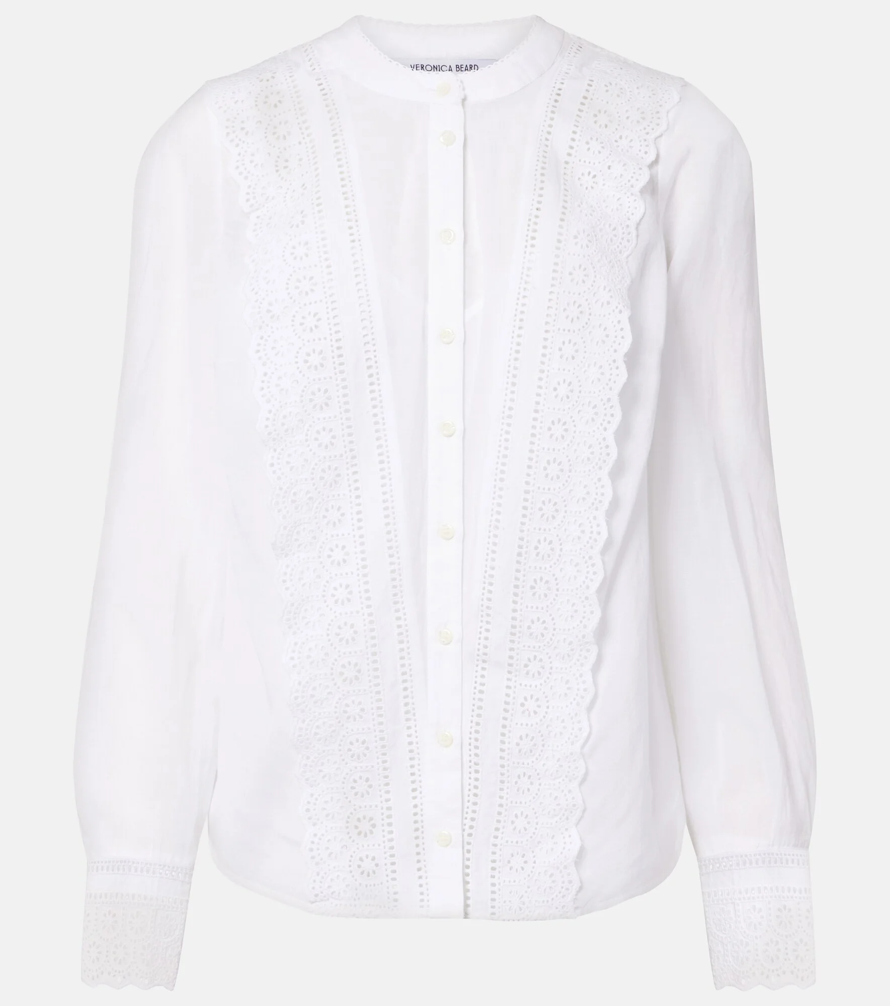 Clermont broderie anglaise cotton-blend shirt - 1