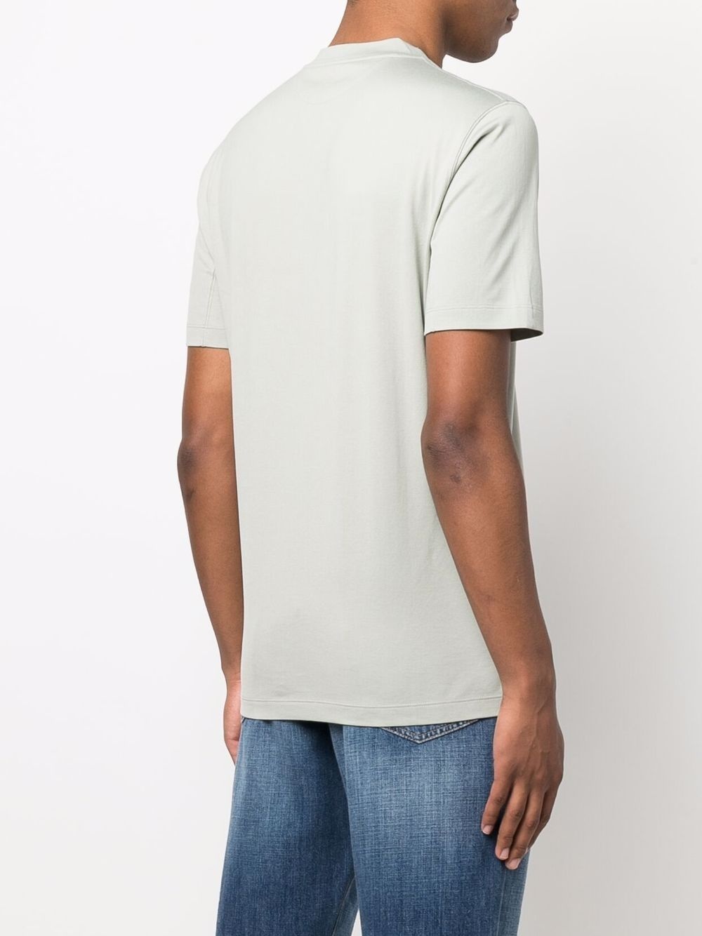 round-neck cotton T-shirt - 4