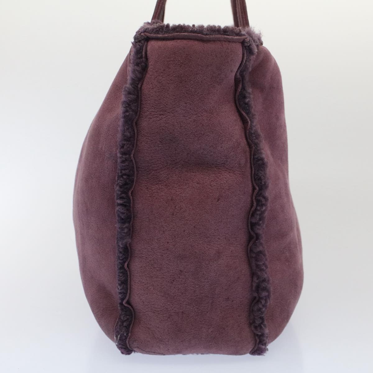 CHANEL Hand Bag Mouton Purple CC - 4