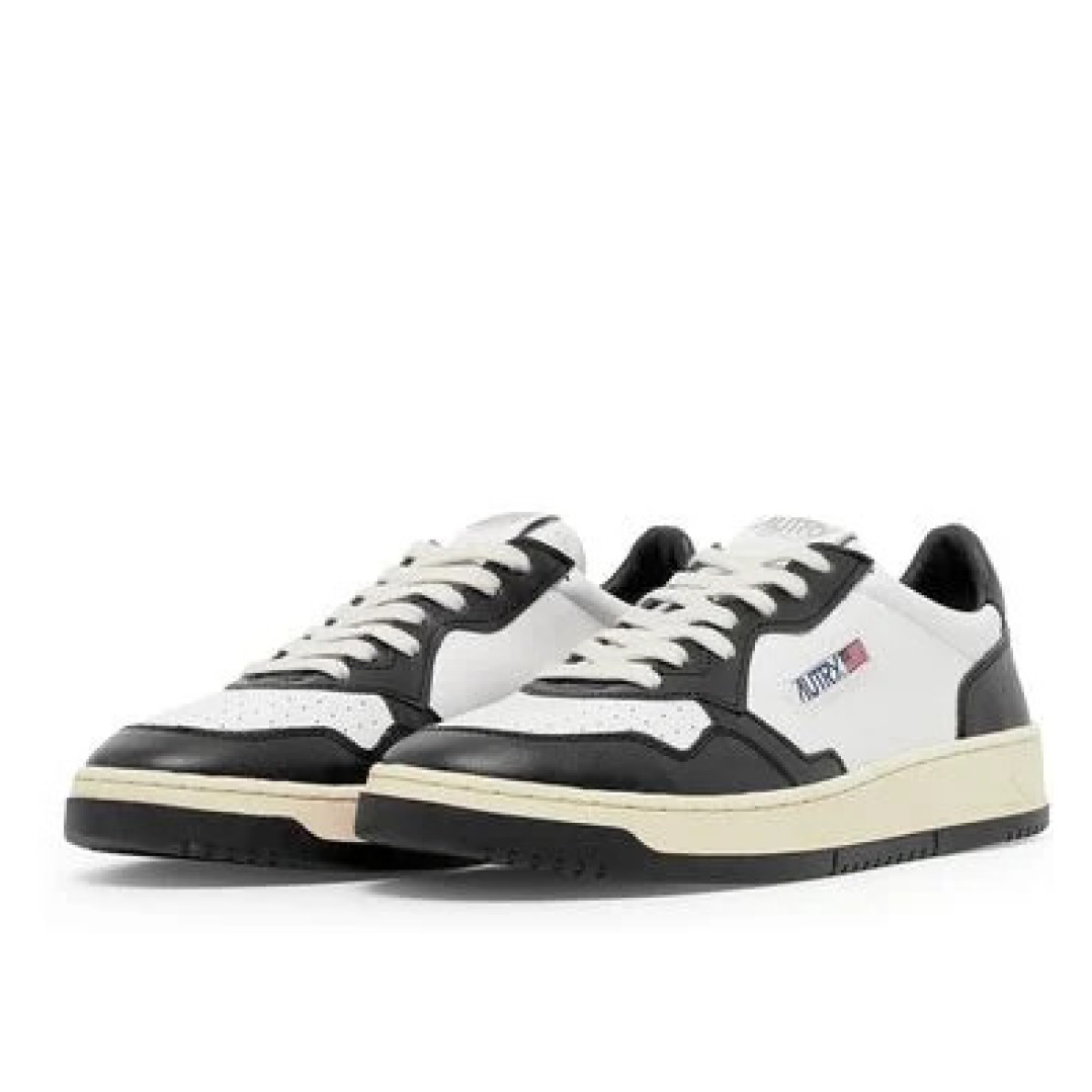 Autry Medalist Low Leather 'Black White' AULM-WB01 - 2