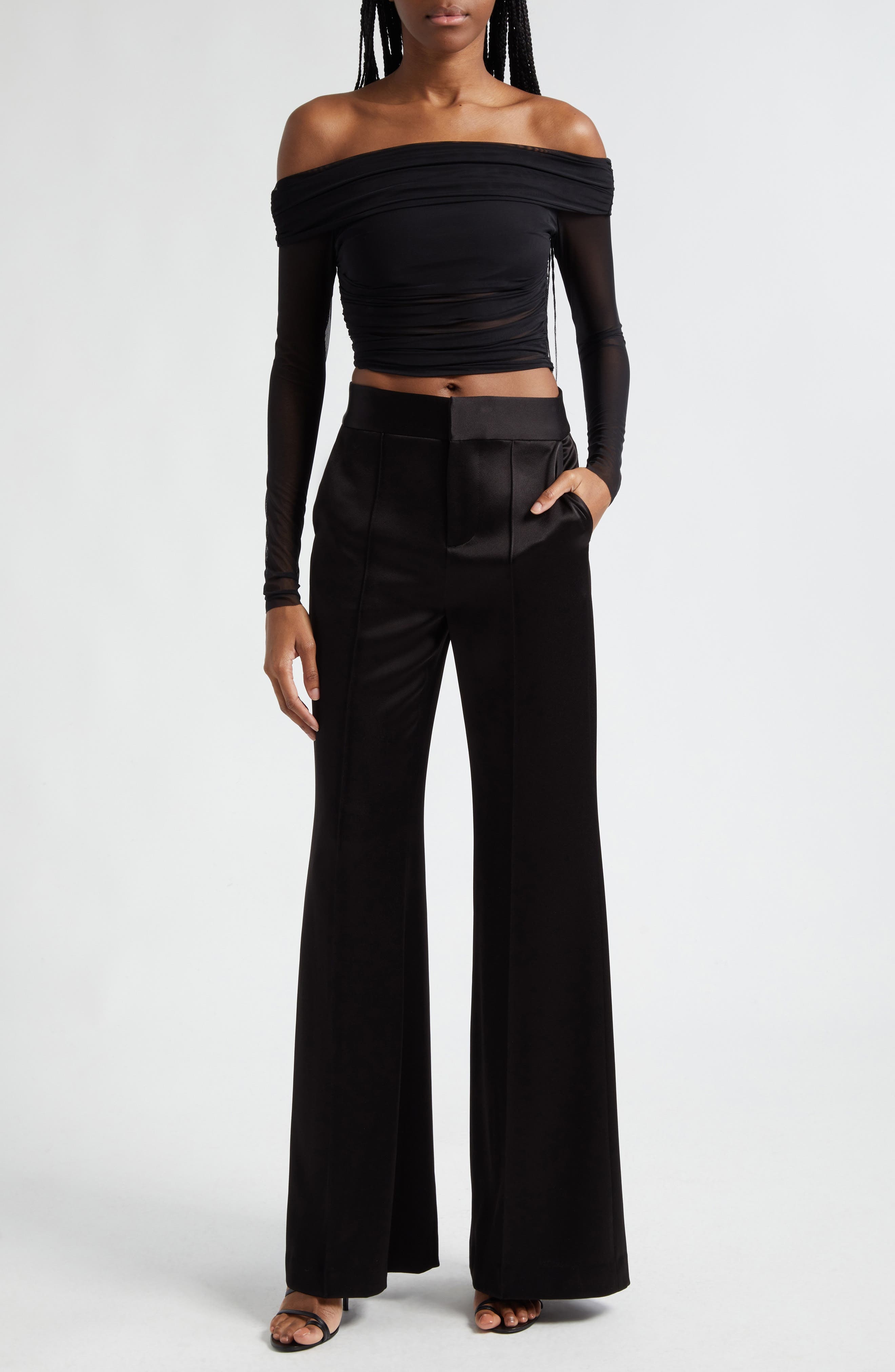 Dylan High Waist Wide Leg Pants - 2
