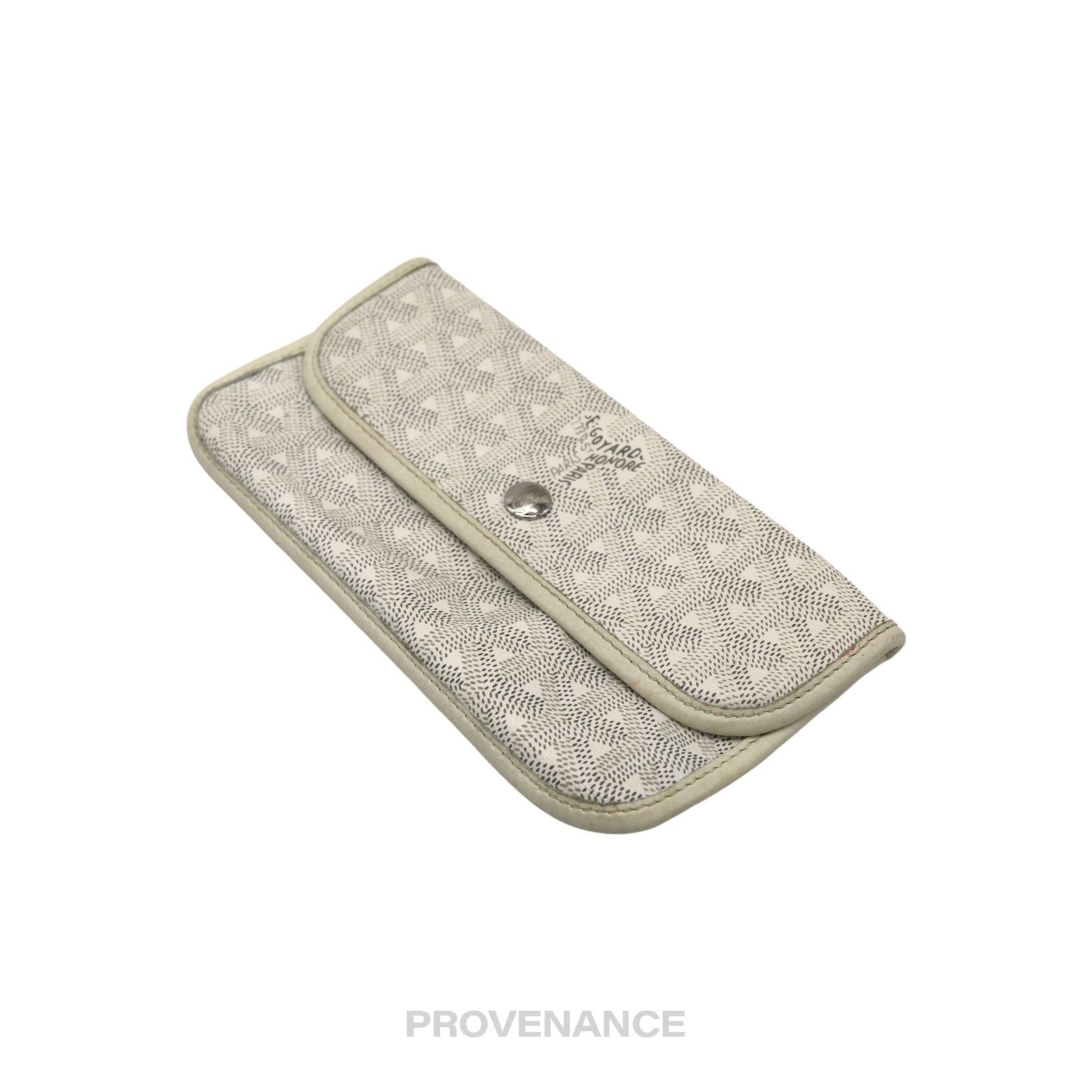 Goyard St. Louis Pouch Wallet - White Goyardine - 4