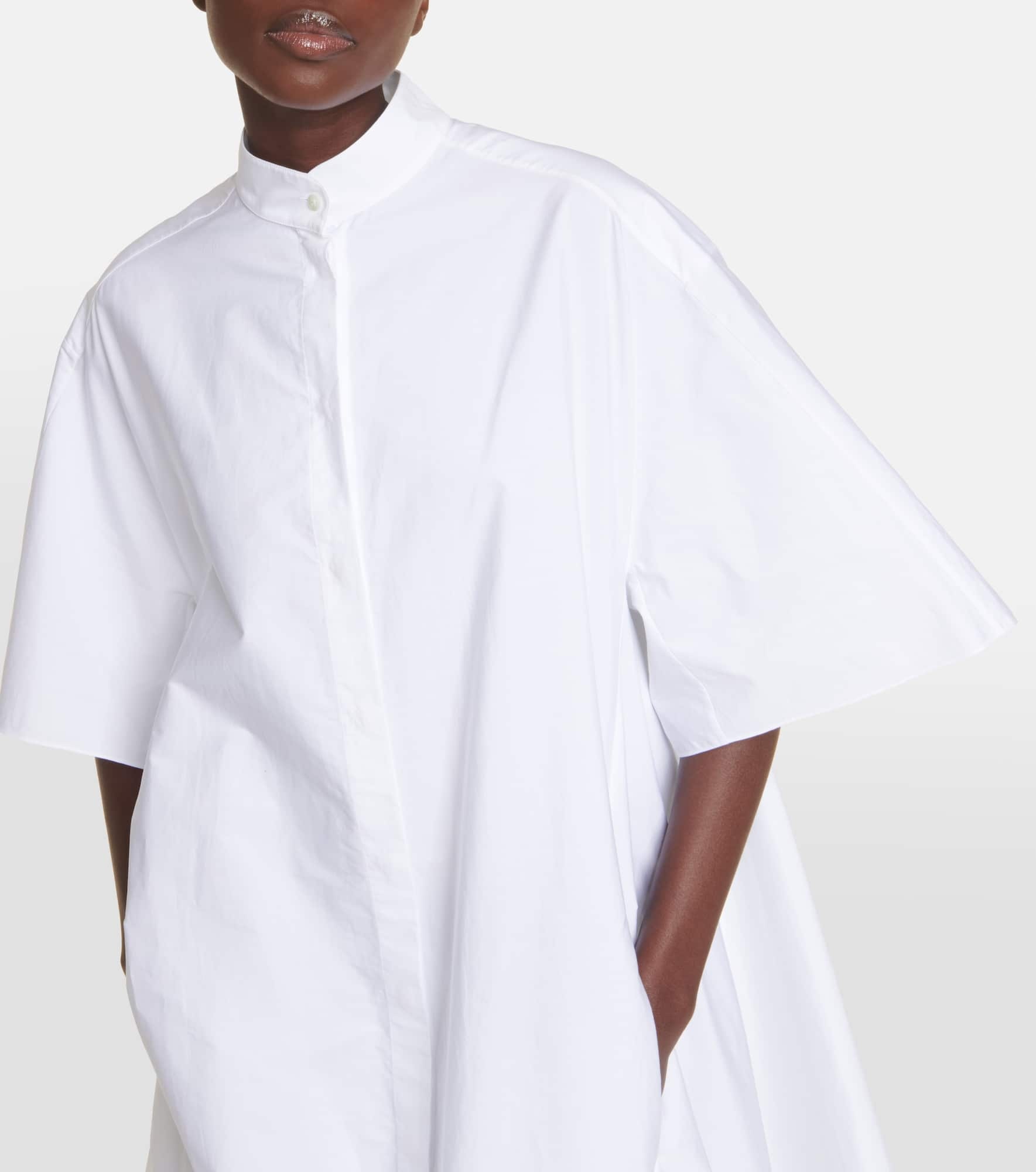 Bredel oversized cotton poplin shirt dress - 4