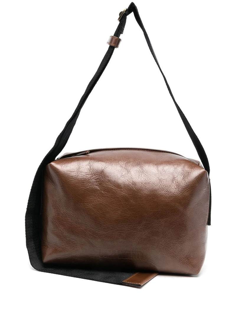 embossed-logo detail shoulder bag 1