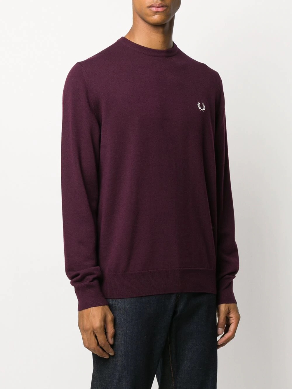 embroidered logo cotton sweatshirt - 3