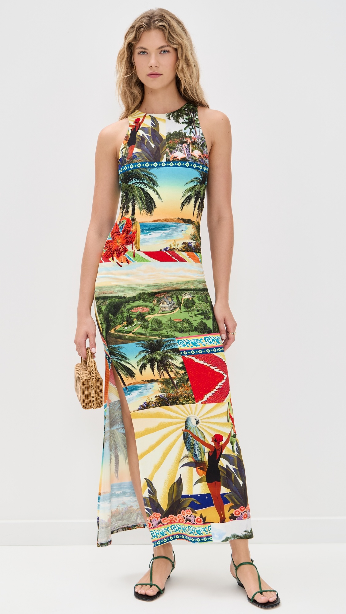 Pania Racer Neck Maxi Dress - 4