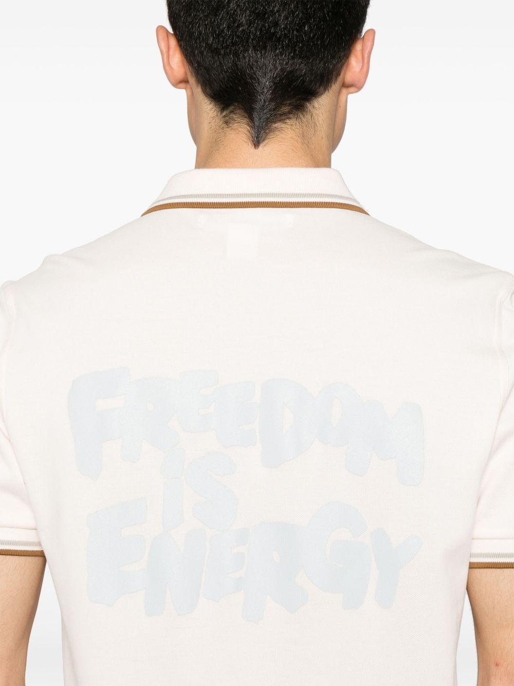 embroidered-motif polo shirt - 4