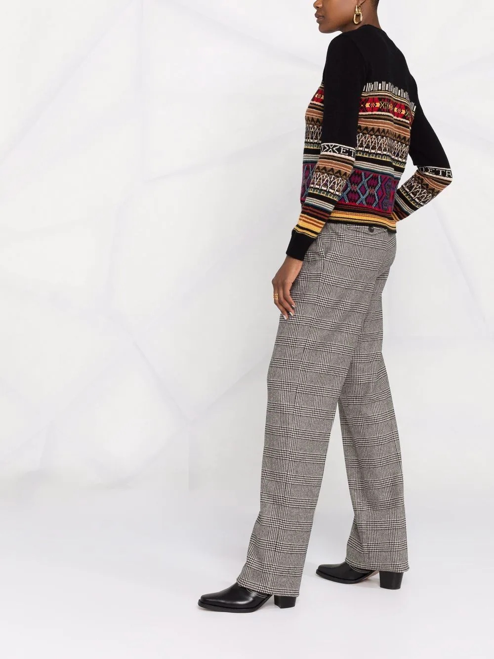 patterned intarsia-knit jumper - 4