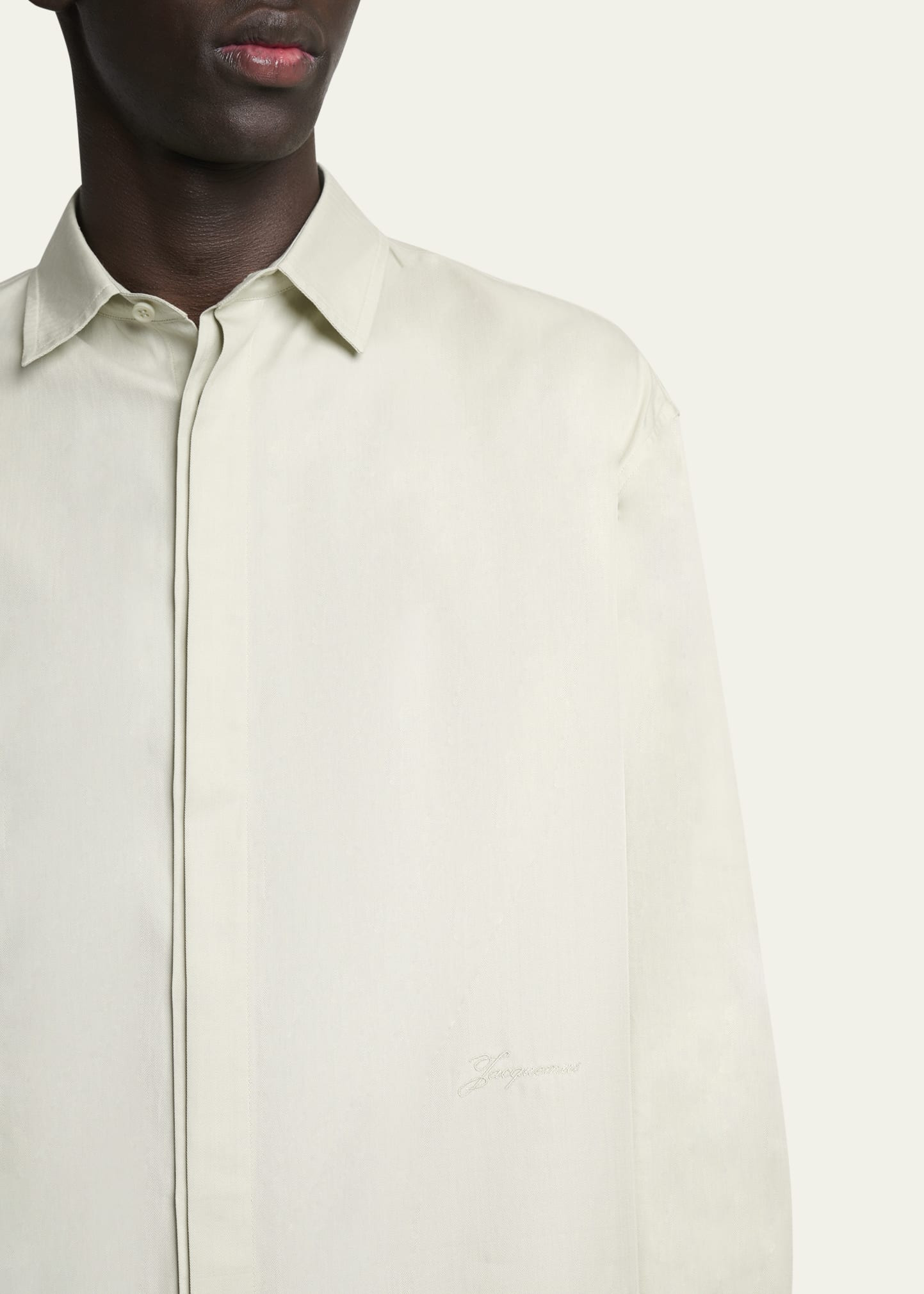 Men's Simon Cotton Herringbone Sport Shirt - 5