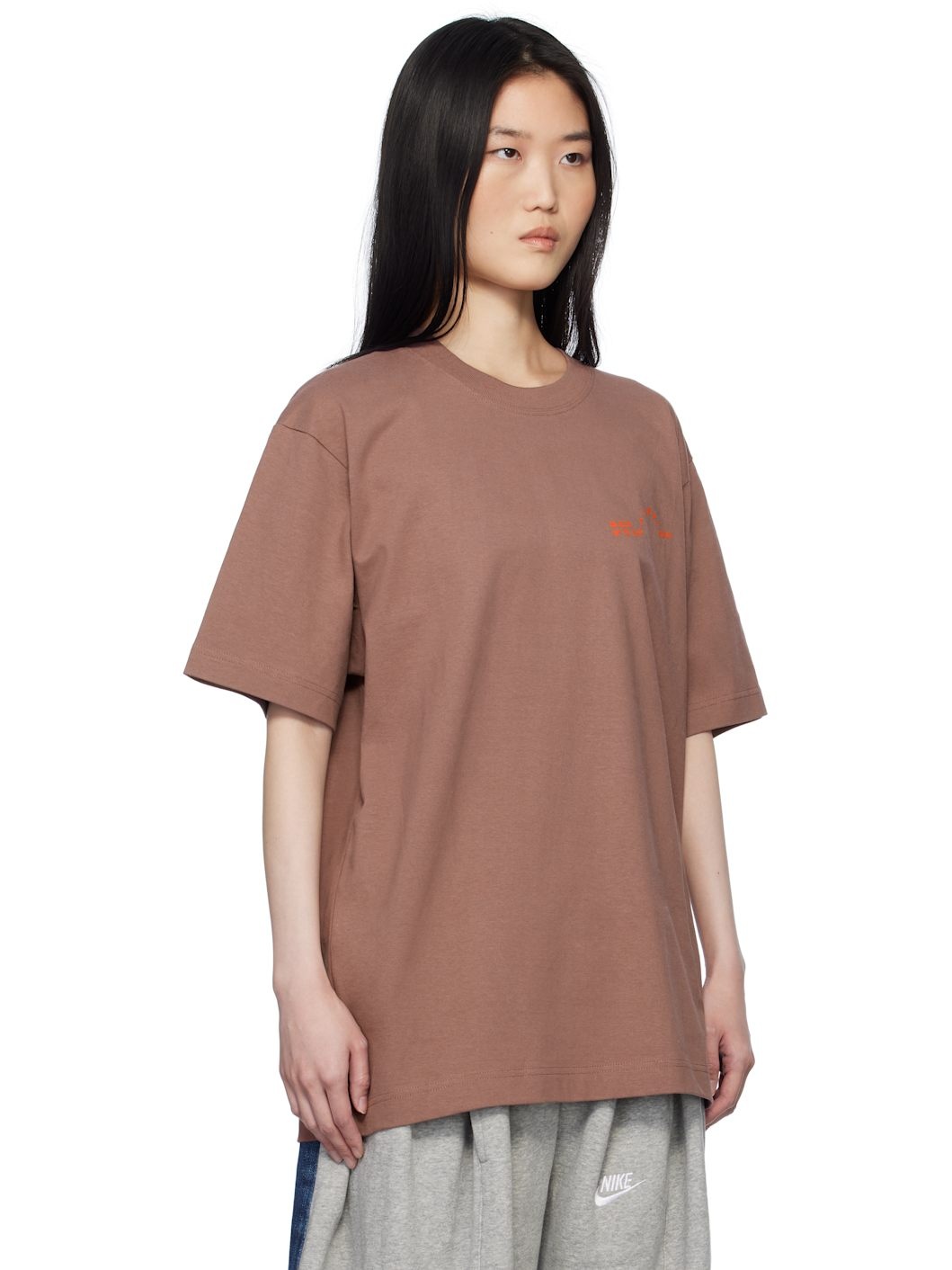 SSENSE Exclusive Brown Multicollection V T-Shirt - 2