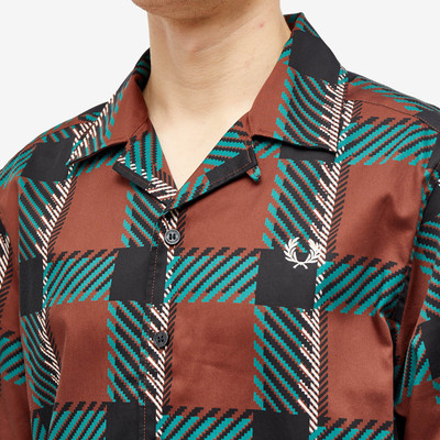 Fred Perry Fred Perry Glitch Tartan Vacation Shirt outlook