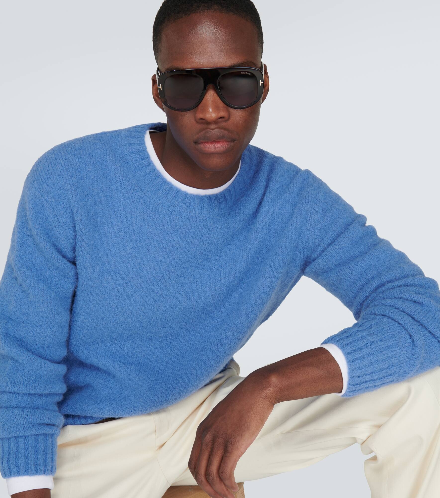Alpaca-blend sweater - 5