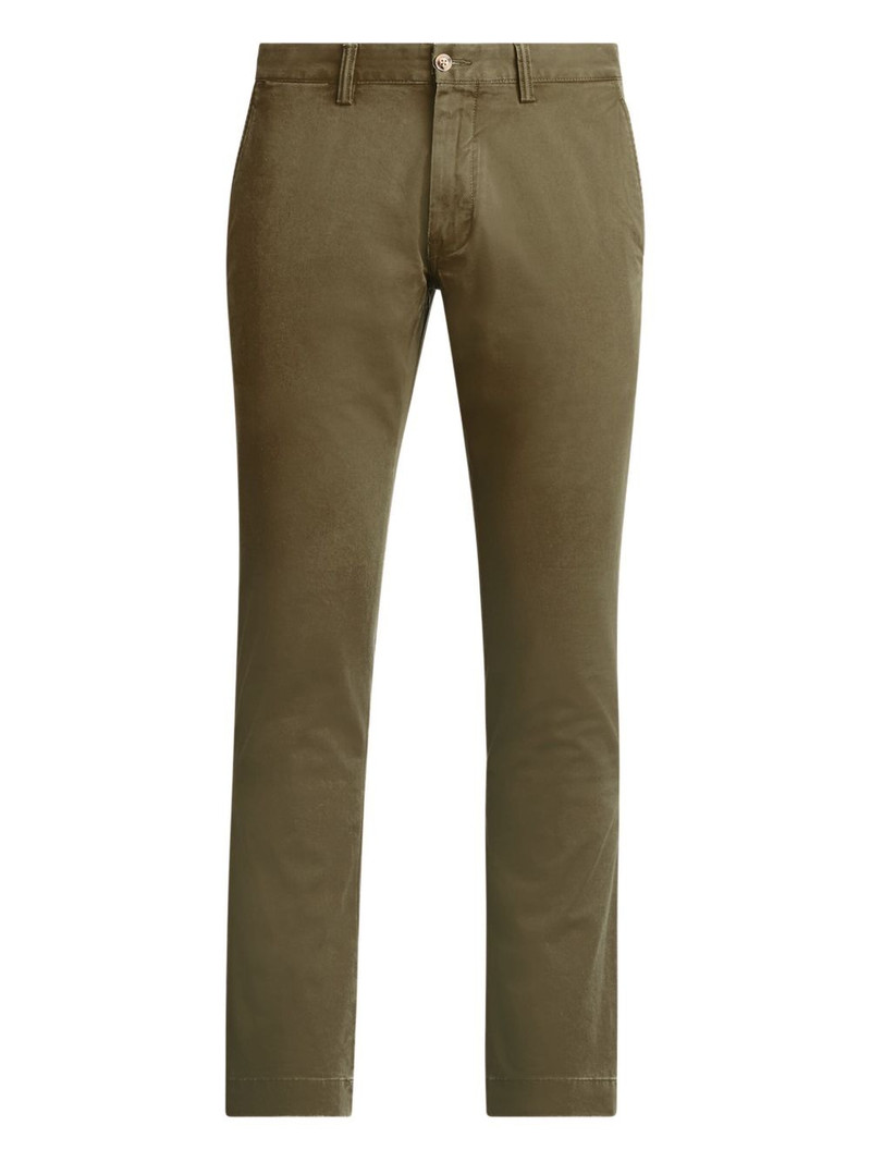 flat-front trousers 1