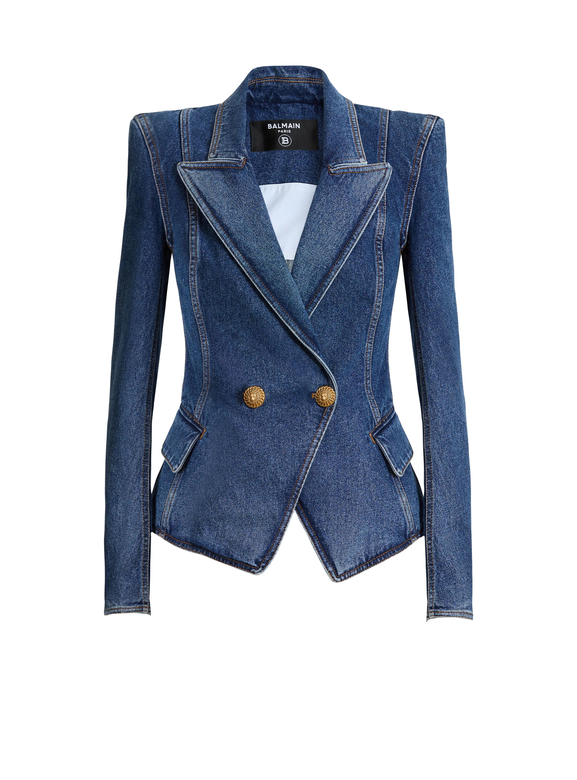 Denim 2-button jacket - 1