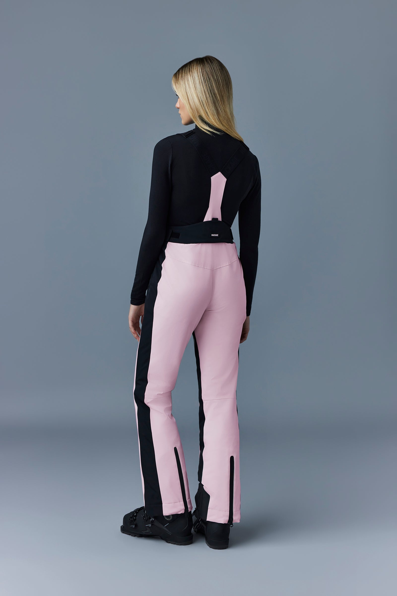 NYOMI ski pant with removable suspenders - 4