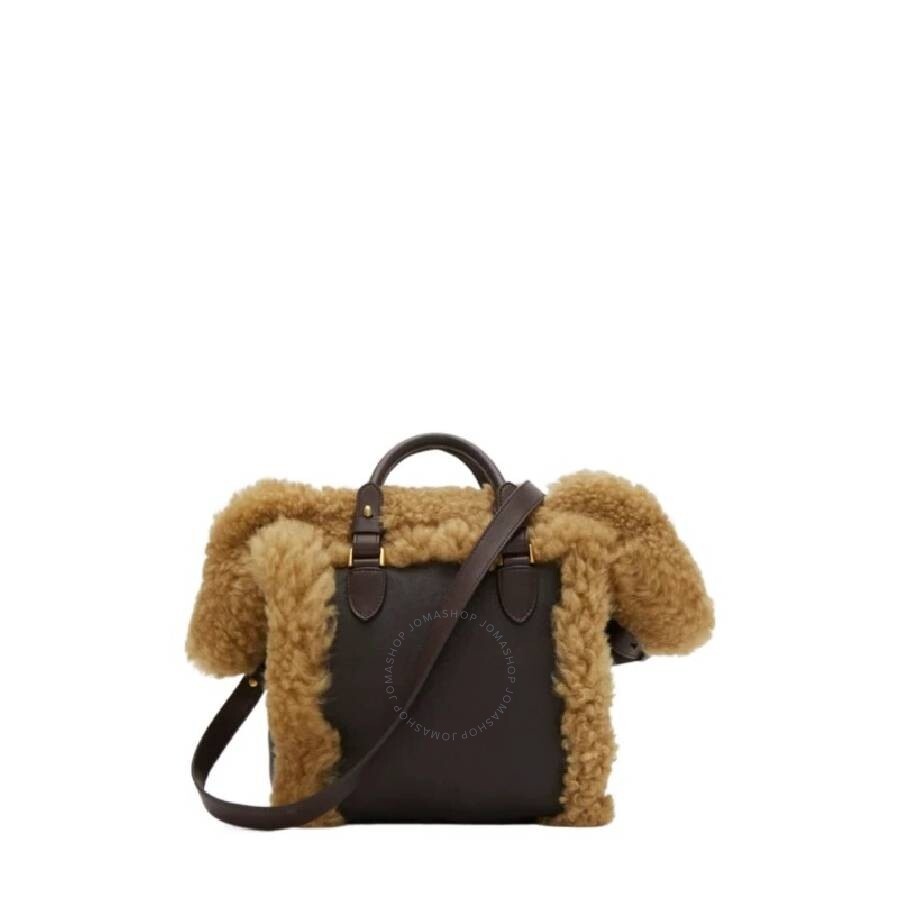 Burberry Small Shield Shearling Tote Bag - 2