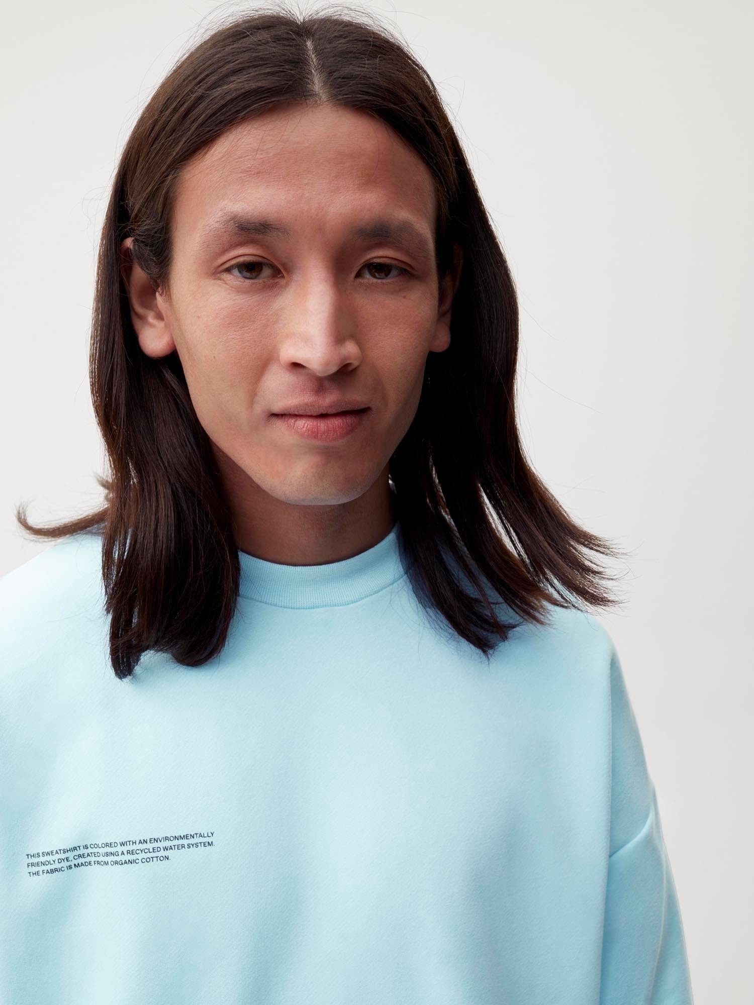 Mens 365 Midweight Sweatshirt - Celestial Blue - 4