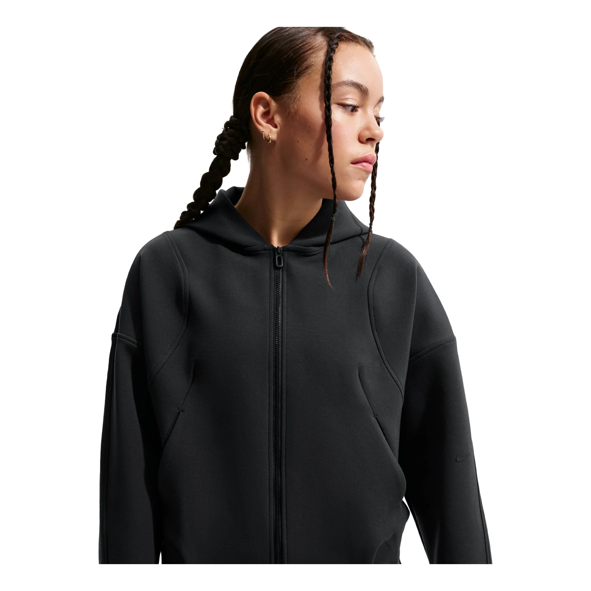 (WMNS) Nike MAVN Therma-FIT Knit Full-Zip Hoodie 'Black' IM1763-010 - 1