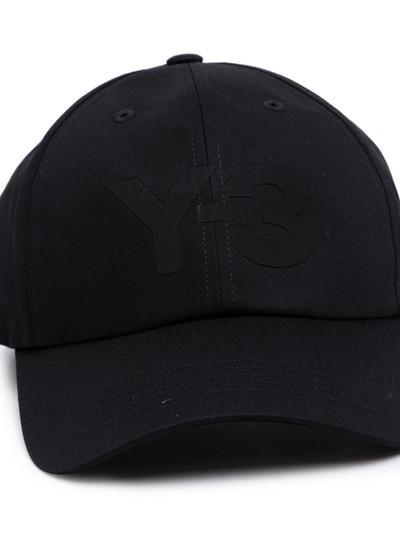 Y-3 logo-print baseball cap outlook