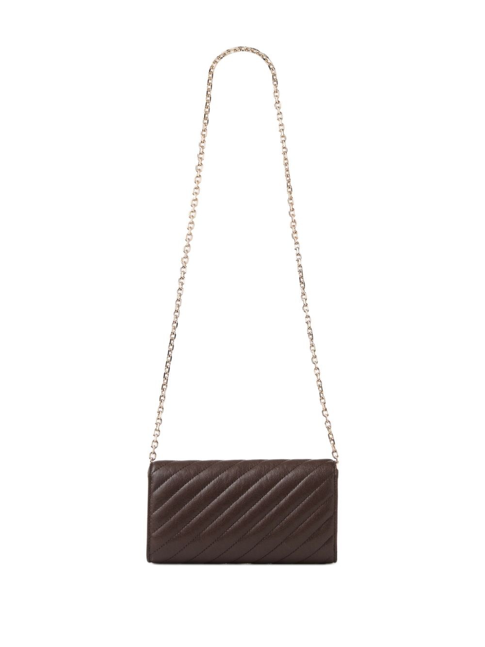 Curve quilted clutch bag - 2